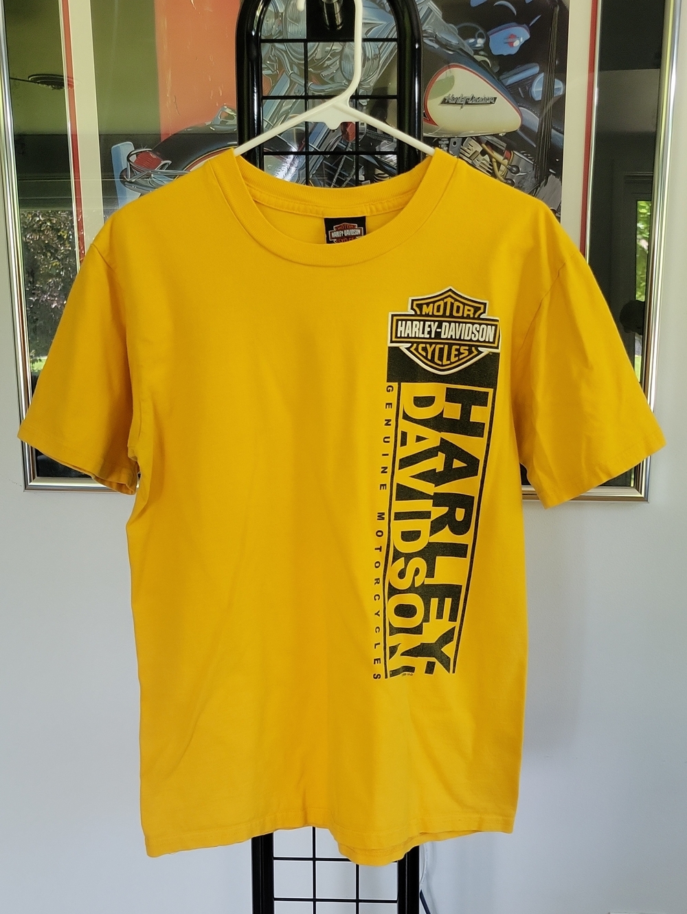 Harley-Davison T-shirt Medium Yellow
